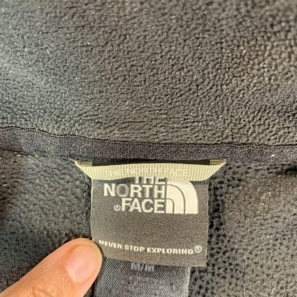 The North Face Pullover Mens M Black 1/4 Zip Lightwear Fleece Mock Neck Hiking‎